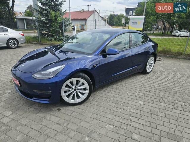 Синий Тесла Модель 3, объемом двигателя 0 л и пробегом 85 тыс. км за 19300 $, фото 1 на Automoto.ua
