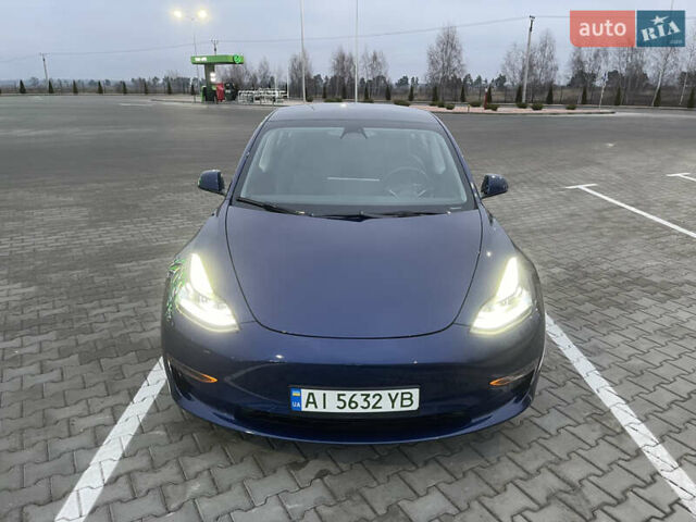 Синий Тесла Модель 3, объемом двигателя 0 л и пробегом 35 тыс. км за 22000 $, фото 1 на Automoto.ua