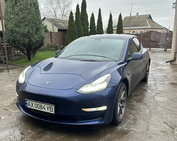 Синий Тесла Модель 3, объемом двигателя 0 л и пробегом 55 тыс. км за 21000 $, фото 1 на Automoto.ua