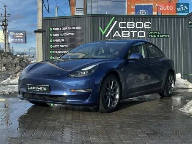 Синій Тесла Модель 3, об'ємом двигуна 0 л та пробігом 44 тис. км за 21699 $, фото 1 на Automoto.ua