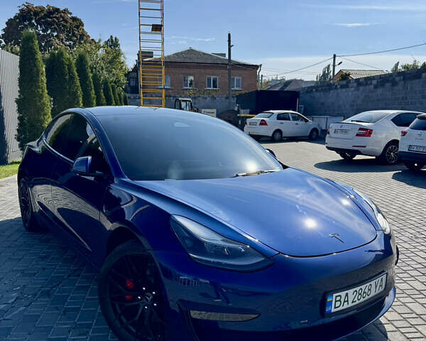 Синій Тесла Модель 3, об'ємом двигуна 0 л та пробігом 73 тис. км за 25500 $, фото 1 на Automoto.ua