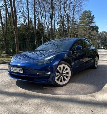 Синий Тесла Модель 3, объемом двигателя 0 л и пробегом 32 тыс. км за 23900 $, фото 1 на Automoto.ua