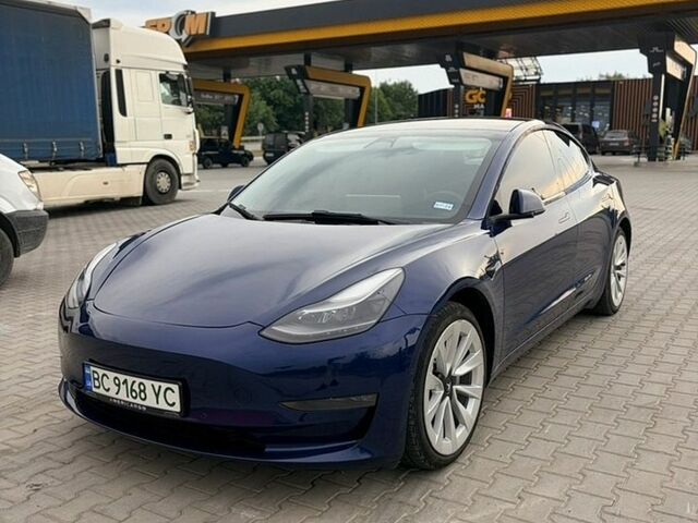 Синій Тесла Модель 3, об'ємом двигуна 0 л та пробігом 127 тис. км за 17500 $, фото 1 на Automoto.ua
