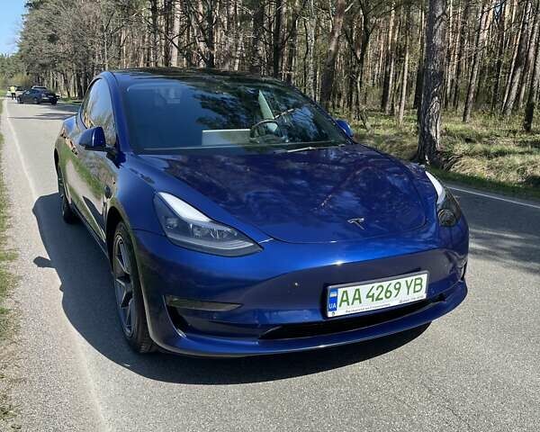 Синій Тесла Модель 3, об'ємом двигуна 0 л та пробігом 55 тис. км за 25000 $, фото 1 на Automoto.ua