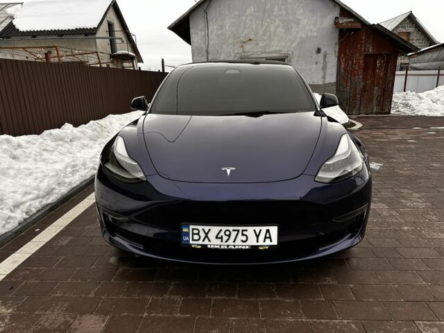 Синий Тесла Модель 3, объемом двигателя 0 л и пробегом 123 тыс. км за 21500 $, фото 1 на Automoto.ua