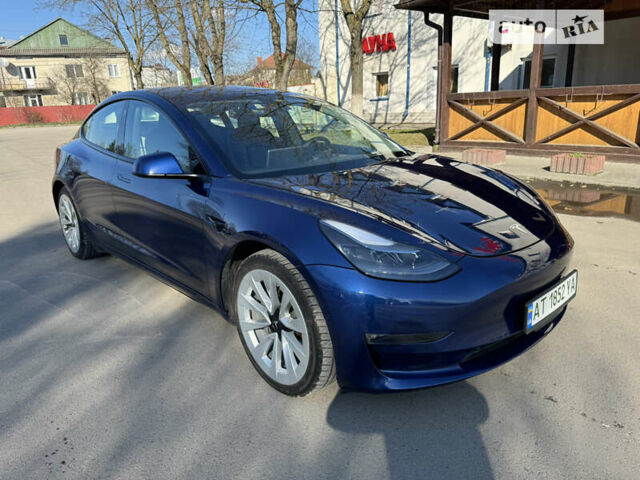 Синій Тесла Модель 3, об'ємом двигуна 0 л та пробігом 84 тис. км за 20900 $, фото 1 на Automoto.ua