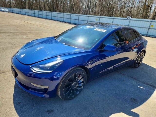 Синій Тесла Модель 3, об'ємом двигуна 0 л та пробігом 29 тис. км за 6100 $, фото 1 на Automoto.ua