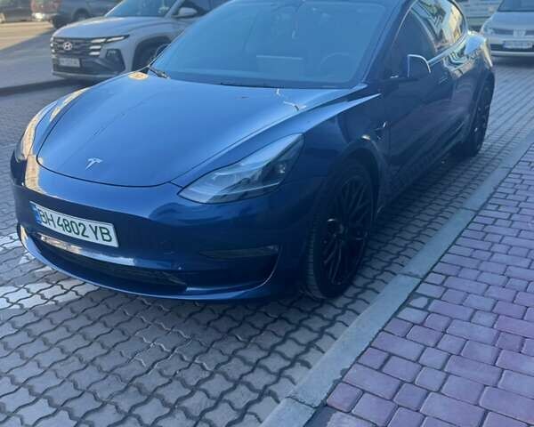 Синій Тесла Модель 3, об'ємом двигуна 0 л та пробігом 109 тис. км за 22000 $, фото 1 на Automoto.ua