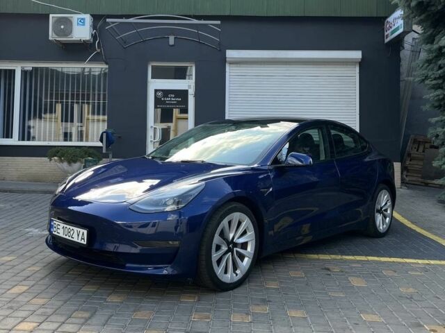 Синий Тесла Модель 3, объемом двигателя 0 л и пробегом 26 тыс. км за 23500 $, фото 1 на Automoto.ua