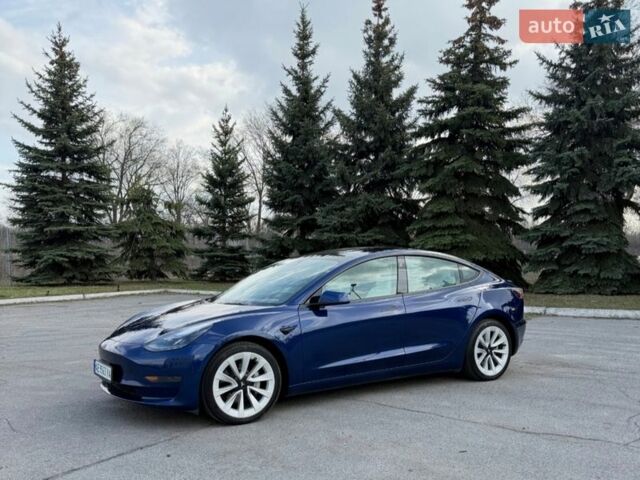 Синій Тесла Модель 3, об'ємом двигуна 0 л та пробігом 40 тис. км за 20000 $, фото 1 на Automoto.ua