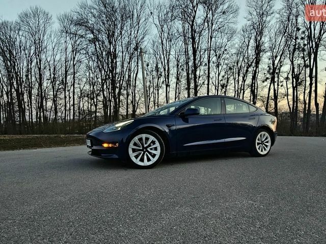 Синий Тесла Модель 3, объемом двигателя 0 л и пробегом 92 тыс. км за 19200 $, фото 1 на Automoto.ua