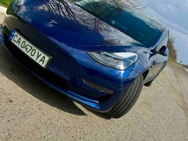 Синій Тесла Модель 3, об'ємом двигуна 0 л та пробігом 42 тис. км за 22500 $, фото 1 на Automoto.ua