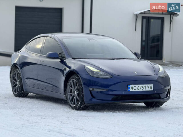 Синий Тесла Модель 3, объемом двигателя 0 л и пробегом 98 тыс. км за 18400 $, фото 1 на Automoto.ua