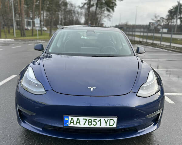 Синий Тесла Модель 3, объемом двигателя 0 л и пробегом 192 тыс. км за 15500 $, фото 1 на Automoto.ua
