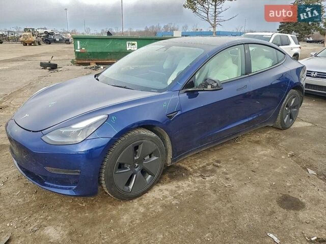 Синий Тесла Модель 3, объемом двигателя 0 л и пробегом 63 тыс. км за 6500 $, фото 1 на Automoto.ua