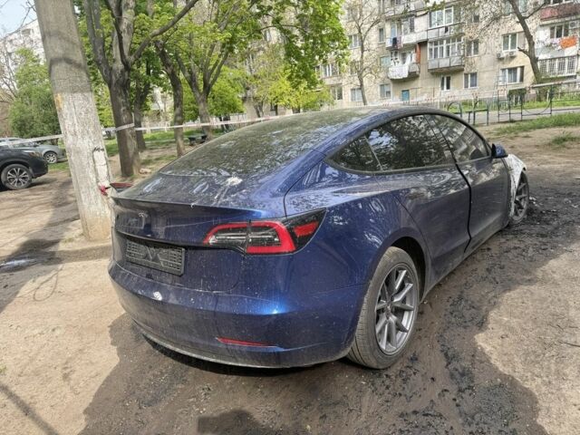 Синий Тесла Модель 3, объемом двигателя 0 л и пробегом 45 тыс. км за 10000 $, фото 1 на Automoto.ua