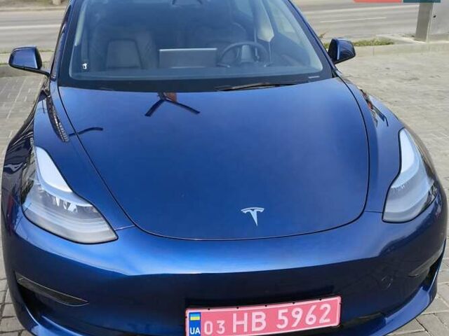 Синий Тесла Модель 3, объемом двигателя 0 л и пробегом 13 тыс. км за 23200 $, фото 1 на Automoto.ua