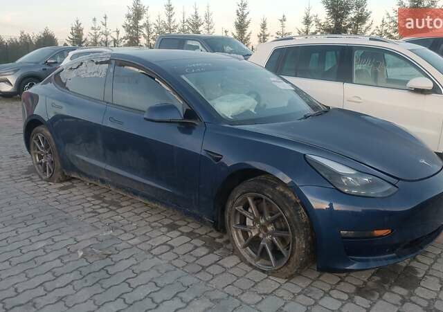 Синий Тесла Модель 3, объемом двигателя 0 л и пробегом 42 тыс. км за 11999 $, фото 1 на Automoto.ua