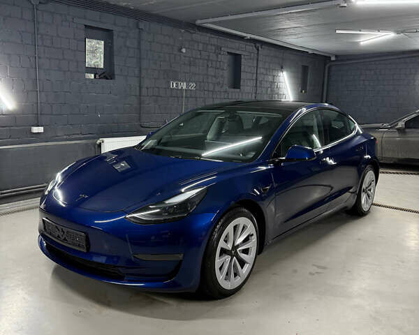 Синій Тесла Модель 3, об'ємом двигуна 0 л та пробігом 45 тис. км за 20990 $, фото 1 на Automoto.ua