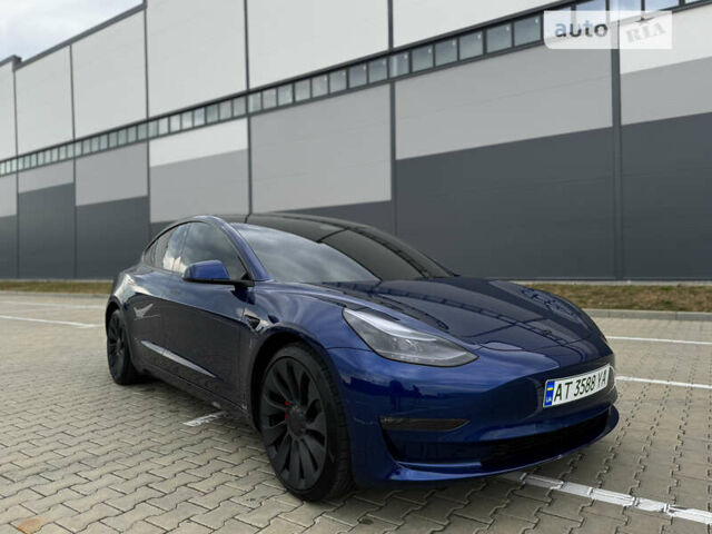 Синий Тесла Модель 3, объемом двигателя 0 л и пробегом 7 тыс. км за 33500 $, фото 1 на Automoto.ua