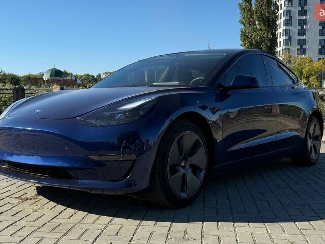 Синий Тесла Модель 3, объемом двигателя 0 л и пробегом 75 тыс. км за 23000 $, фото 1 на Automoto.ua