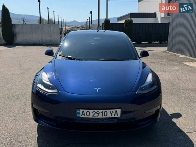 Синий Тесла Модель 3, объемом двигателя 0 л и пробегом 73 тыс. км за 23700 $, фото 1 на Automoto.ua
