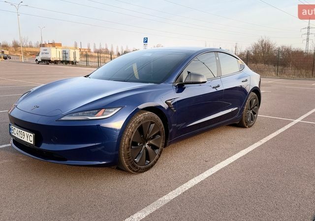 Синий Тесла Модель 3, объемом двигателя 0 л и пробегом 41 тыс. км за 29700 $, фото 1 на Automoto.ua