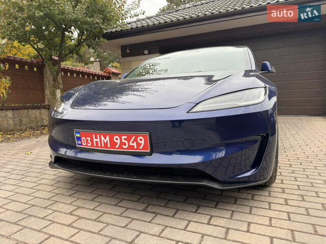 Тесла Модель 3 2024 у Львові на Automoto.ua Синій Тесла Модель 3, об'ємом двигуна 0 л та пробігом 15 тис. км за 25300 $, фото 1 на Automoto.ua