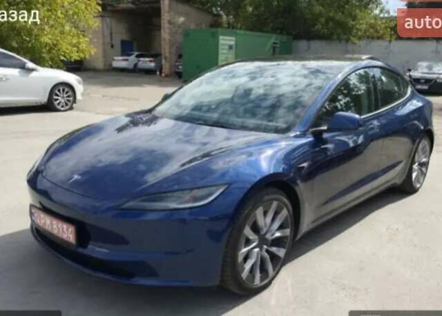 Синий Тесла Модель 3, объемом двигателя 0 л и пробегом 1 тыс. км за 28900 $, фото 1 на Automoto.ua