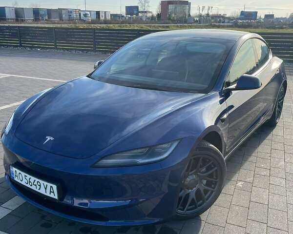 Синий Тесла Модель 3, объемом двигателя 0 л и пробегом 6 тыс. км за 26500 $, фото 1 на Automoto.ua