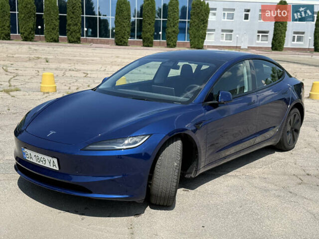 Синий Тесла Модель 3, объемом двигателя 0 л и пробегом 2 тыс. км за 34300 $, фото 1 на Automoto.ua