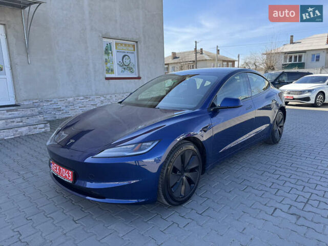 Синий Тесла Модель 3, объемом двигателя 0 л и пробегом 2 тыс. км за 26500 $, фото 1 на Automoto.ua