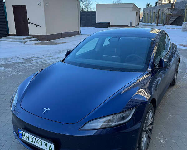 Синий Тесла Модель 3, объемом двигателя 0 л и пробегом 49 тыс. км за 21900 $, фото 1 на Automoto.ua