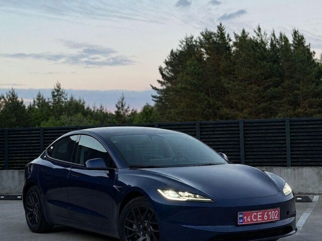 Синий Тесла Модель 3, объемом двигателя 0 л и пробегом 2 тыс. км за 22700 $, фото 1 на Automoto.ua