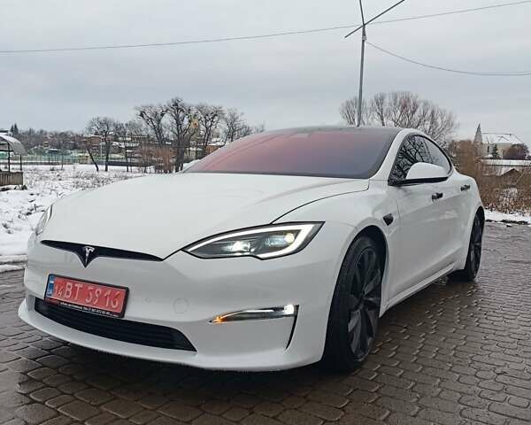 Белый Тесла Модель С, объемом двигателя 0 л и пробегом 78 тыс. км за 34000 $, фото 1 на Automoto.ua
