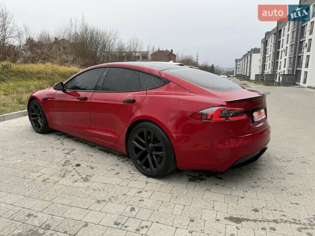 Красный Тесла Модель С, объемом двигателя 0 л и пробегом 37 тыс. км за 45900 $, фото 1 на Automoto.ua