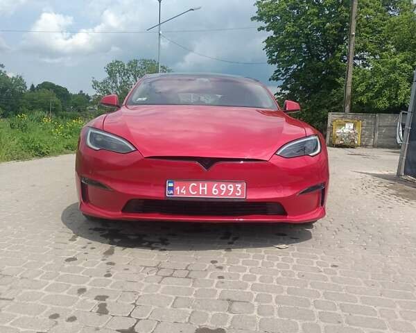 Червоний Тесла Модель С, об'ємом двигуна 0 л та пробігом 56 тис. км за 39500 $, фото 1 на Automoto.ua