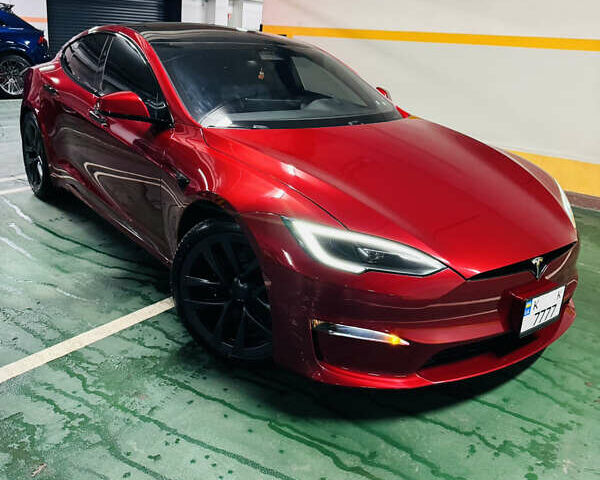 Червоний Тесла Модель С, об'ємом двигуна 0 л та пробігом 55 тис. км за 42000 $, фото 1 на Automoto.ua