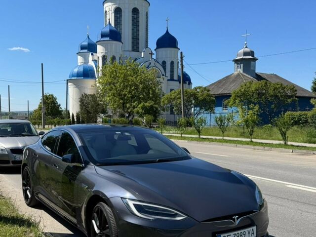 Серый Тесла Модель С, объемом двигателя 0 л и пробегом 76 тыс. км за 25800 $, фото 1 на Automoto.ua