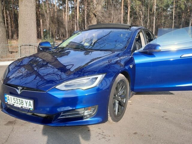 Синий Тесла Модель С, объемом двигателя 0 л и пробегом 145 тыс. км за 18500 $, фото 1 на Automoto.ua