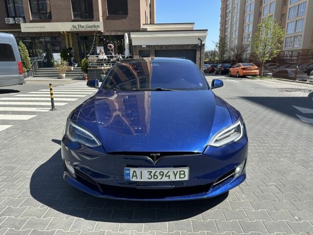 Синий Тесла Модель С, объемом двигателя 0 л и пробегом 90 тыс. км за 15500 $, фото 1 на Automoto.ua