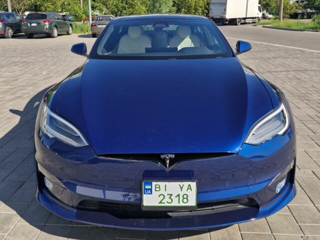 Синий Тесла Модель С, объемом двигателя 0 л и пробегом 18 тыс. км за 69999 $, фото 1 на Automoto.ua