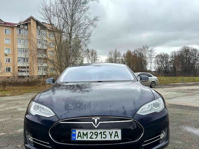 Синій Тесла Модель С, об'ємом двигуна 0.42 л та пробігом 166 тис. км за 11600 $, фото 1 на Automoto.ua