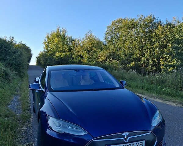 Синий Тесла Модель С, объемом двигателя 0 л и пробегом 139 тыс. км за 13900 $, фото 1 на Automoto.ua