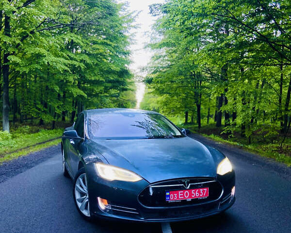 Синий Тесла Модель С, объемом двигателя 0 л и пробегом 47 тыс. км за 13700 $, фото 1 на Automoto.ua