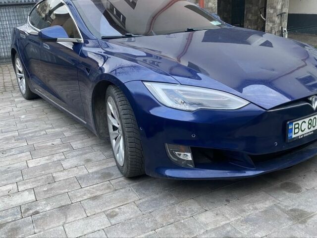 Синий Тесла Модель С, объемом двигателя 0 л и пробегом 103 тыс. км за 17700 $, фото 1 на Automoto.ua
