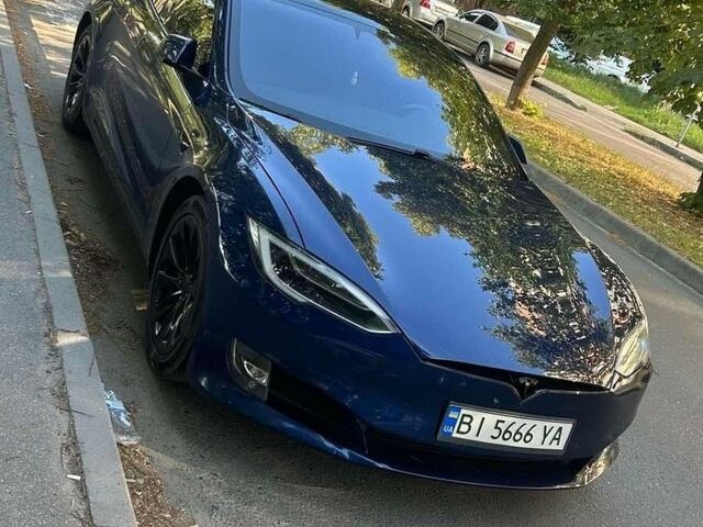 Синій Тесла Модель С, об'ємом двигуна 0 л та пробігом 106 тис. км за 16500 $, фото 1 на Automoto.ua