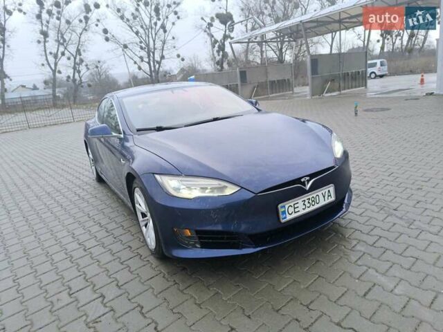 Синий Тесла Модель С, объемом двигателя 0 л и пробегом 65 тыс. км за 15999 $, фото 1 на Automoto.ua