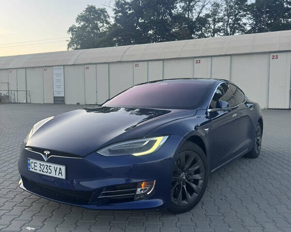 Синий Тесла Модель С, объемом двигателя 0 л и пробегом 102 тыс. км за 21500 $, фото 1 на Automoto.ua