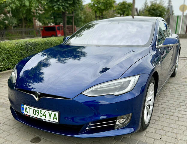 Синий Тесла Модель С, объемом двигателя 0 л и пробегом 80 тыс. км за 23500 $, фото 1 на Automoto.ua